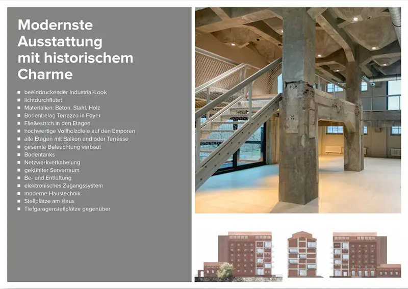 Kornversuchsspeicher Ausstattung